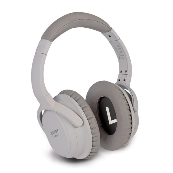 Lindy LH500XW - Verkabelt & Kabellos - Anrufe/Musik - 20 - 20000 Hz - 198 g - Kopfhörer - Grau
