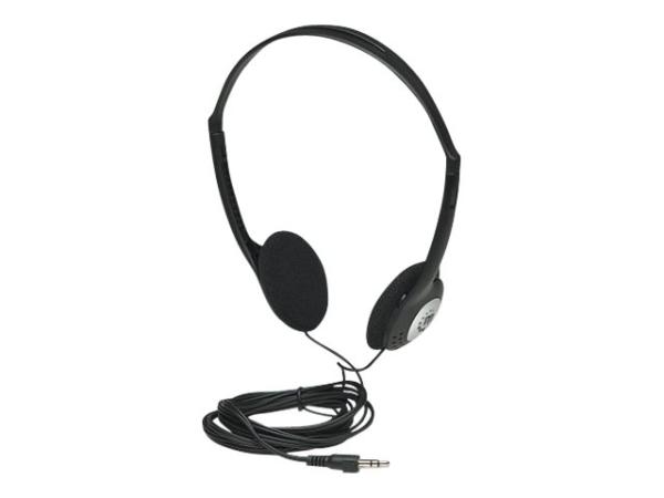 Manhattan Stereo On-Ear Headphones (3.5mm), Adjustable Split Headband, Foam Earpads, Speaker 80W max, Standard