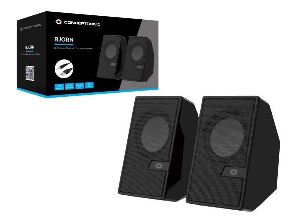 Conceptronic BJORN - Lautsprecher - für PC - kabellos - Bluetooth - 6 Watt (Gesamt)