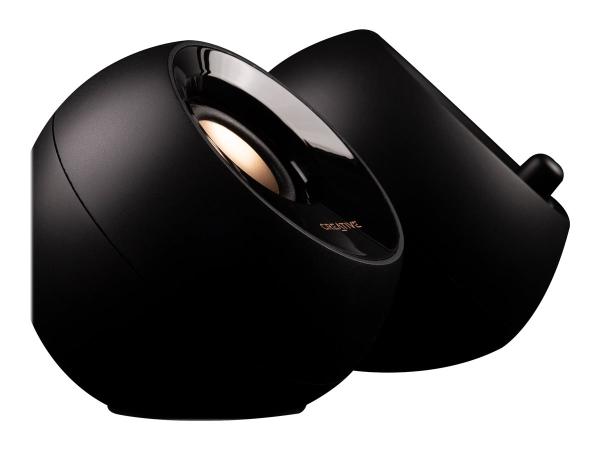 Creative Labs Creative Pebble Plus - Lautsprechersystem - für PC - 2.1-Kanal - 8 Watt (Gesamt)