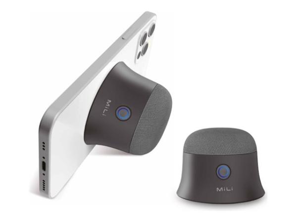 Ultron MiLi Mag-SoundMate - Lautsprecher - tragbar - kabellos - Bluetooth - 3 Watt - Schwarz (Packung mit 2)