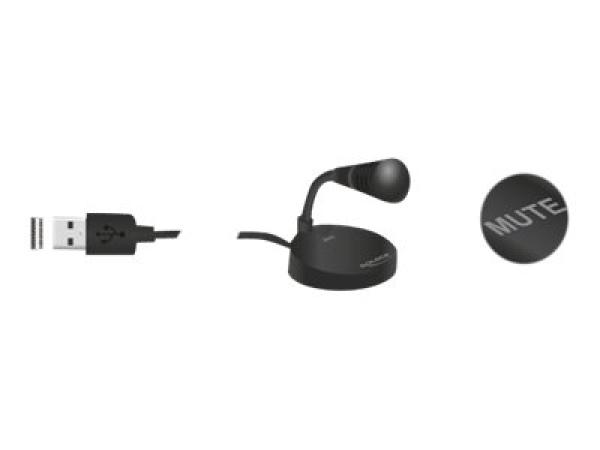 Delock Mikrofon - USB - Schwarz