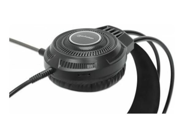 Manhattan RGB LED Over-Ear USB Gaming Headset (Clearance Pricing)