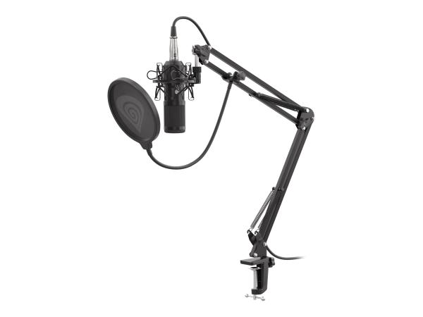 natec Genesis Radium 300 XLR - Mikrofon - Schwarz