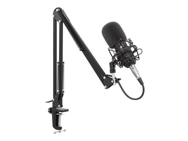 natec Genesis Radium 300 XLR - Mikrofon - Schwarz