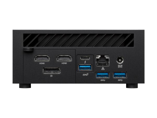 ASUS ExpertCenter PN64 BB7004MDE1 - Barebone - Mini-PC - 1 x Core i7 13700H / 3.7 GHz - RAM 0 GB - Intel Iris 