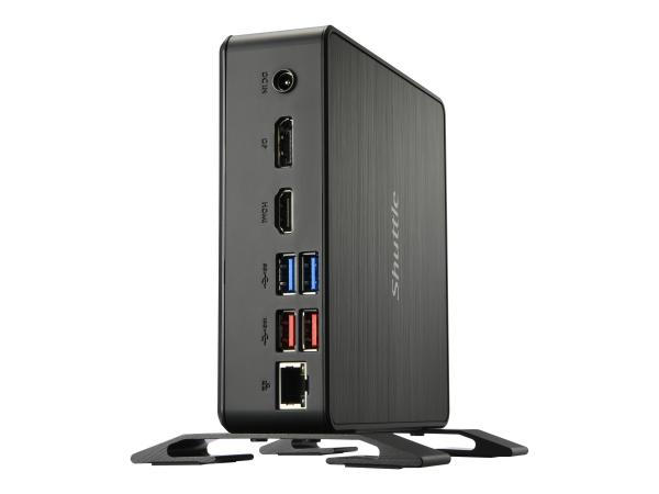 Shuttle XPC nano NC40U - Barebone - Mini-PC - 1 x Celeron 7305 / 1.1 GHz