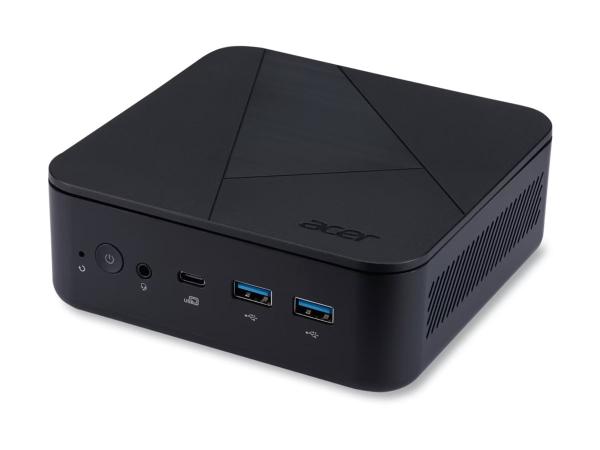 Acer Veriton NUC VN1502G-12N0U - Barebone - Mini-PC - 1 x N-series N100 - RAM 0 GB - UHD Graphics - Wi-Fi 6E, 