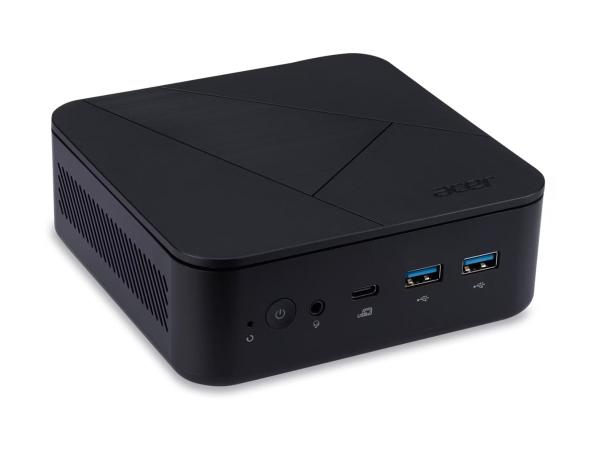 Acer Veriton NUC VN1502G-12N0U - Barebone - Mini-PC - 1 x N-series N100 - RAM 0 GB - UHD Graphics - Wi-Fi 6E, 