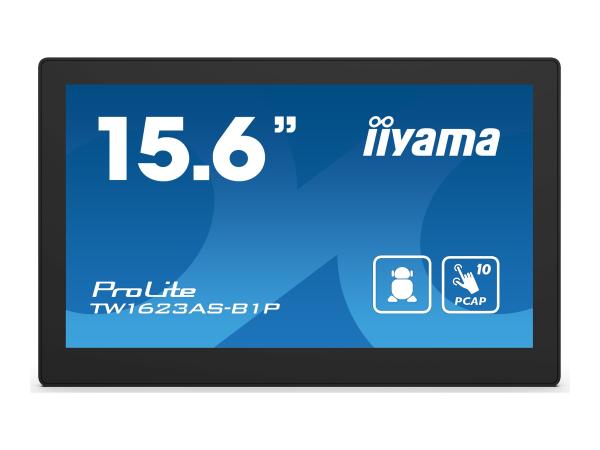 Iiyama ProLite TW1623AS-B1P - Android-PC - Touchpanel-PC - 1 RK3568 / 2 GHz - RAM 4 GB - SSD - eMMC 32 GB - Co