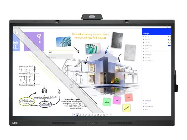 NEC Display MultiSync WD551 - 138.78 cm (55") Diagonalklasse LCD-Display mit LED-Hintergrundbeleuchtung - Digi