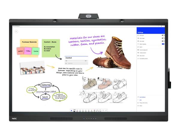 NEC Display MultiSync WD551 - 138.78 cm (55") Diagonalklasse LCD-Display mit LED-Hintergrundbeleuchtung - Digi