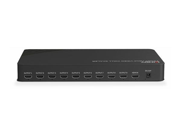 Lindy Video/Audio-Schalter - Wand-Scaler - 9 x HDMI