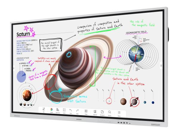 Samsung Flip Pro WM75B - 189 cm (75") Diagonalklasse WMB Series LCD-Display mit LED-Hintergrundbeleuchtung - i