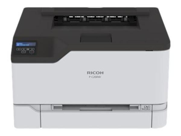 Ricoh C200W - Drucker - Farbe - Duplex - Laser - A4 - 2400 x 600 dpi - bis zu 24 Seiten/Min. (einfarbig)/