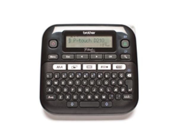 Brother P-Touch PT-D210 - Beschriftungsgerät - s/w - Thermotransfer - Rolle (1,2 cm)