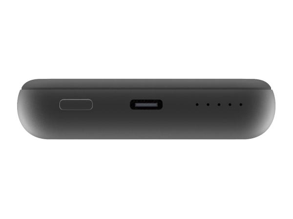 Verbatim Charge 'n' Go - Induktive Power Bank - Magnethalterung - Li-Pol - 10000 mAh - 20 Watt - 2.4 A - Apple