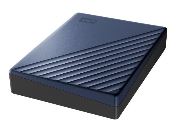 WD My Passport Ultra WDBFTM0050BBL - Festplatte - verschlüsselt - 5 TB - extern (tragbar)