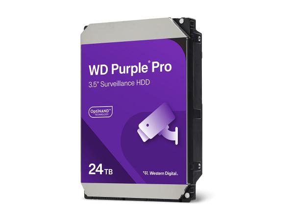 WD Purple Pro WD240PURP - Festplatte - 24 TB - Videoüberwachung, Smart Video - intern - 3.5" (8.9 cm)