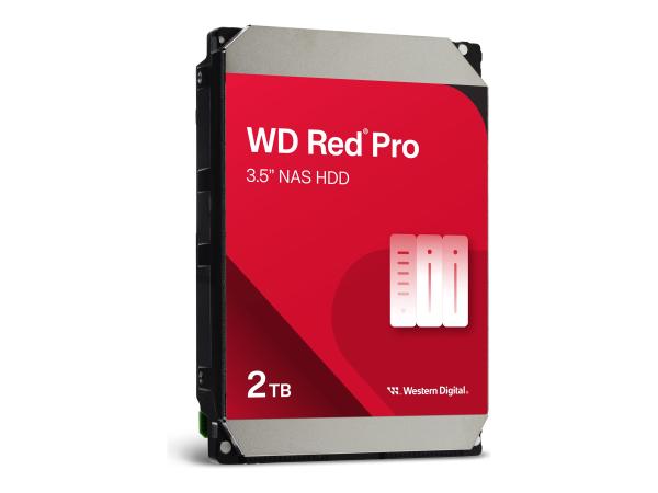 WD Red Pro WD2002FFSX - Festplatte - 2 TB - intern - 3.5" (8.9 cm)