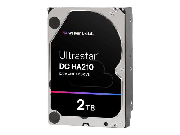WD Ultrastar DC HA210 HUS722T2TALA604 - Festplatte - 2 TB - intern - 3.5" (8.9 cm)