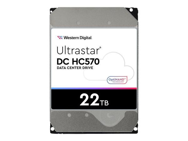 WD Ultrastar DC HC570 - Festplatte - verschlüsselt - 22 TB - intern - 3.5" (8.9 cm)