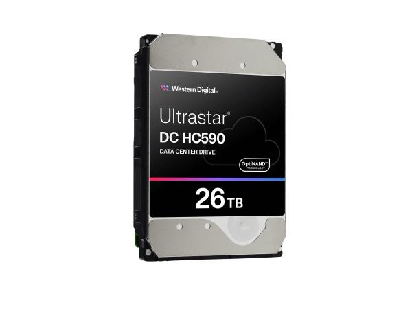 WD Ultrastar DC HC590 - Festplatte - Datencenter - verschlüsselt - 26 TB - intern - 3.5" (8.9 cm)