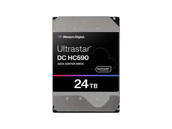 WD Ultrastar DC HC590 0F65642 - Festplatte - Datencenter - verschlüsselt - 24 TB - intern - 3.5" (8.9 cm)