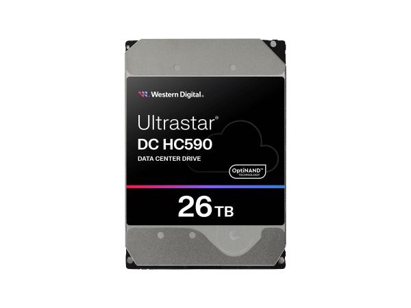 WD Ultrastar DC HC590 0F65672 - Festplatte - Datencenter - verschlüsselt - 26 TB - intern - 3.5" (8.9 cm)