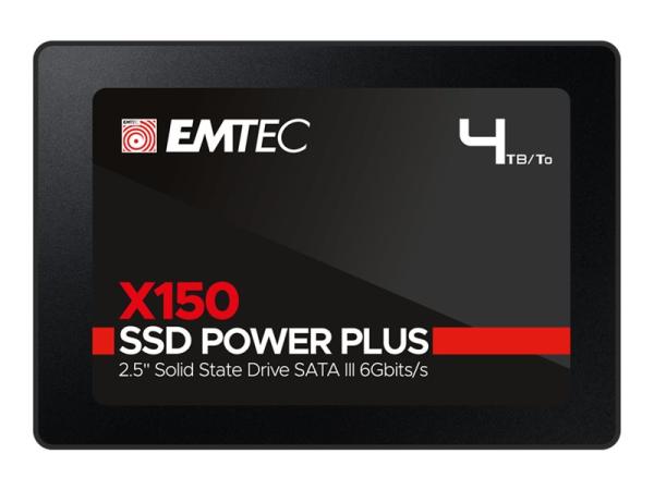EMTEC X150 Power Plus - SSD - 4 TB - intern - 2.5" (6.4 cm)