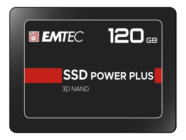 EMTEC X150 Power Plus 3D NAND - SSD - 120 GB - intern - 2.5" (6.4 cm)
