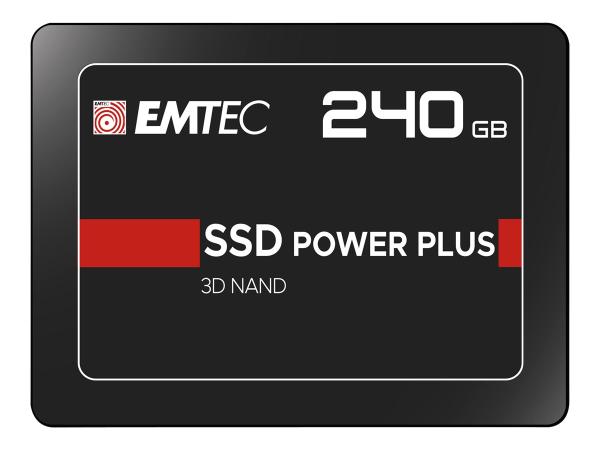 EMTEC X150 Power Plus 3D NAND - SSD - 240 GB - intern - 2.5" (6.4 cm)