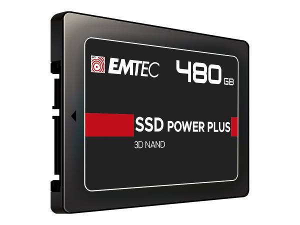 EMTEC X150 Power Plus 3D NAND - SSD - 480 GB - intern - 2.5" (6.4 cm)