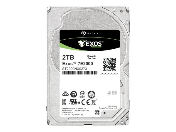 Seagate Exos 7E2000 ST2000NX0273 - Festplatte - 2 TB - intern - 2.5" SFF (6.4 cm SFF)