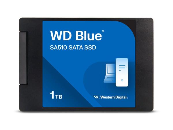 WD Blue SA510 WDS100T3B0A-00AXR0 - SSD - 1 TB - intern - 2.5" (6.4 cm)