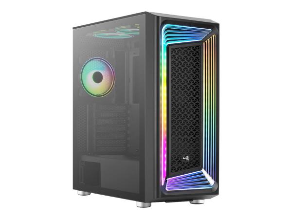 AEROCOOL ADVANCED TECHNOLOGIES AeroCool Interstellar-G-BK-v1 - Mid tower - ATX - Seitenteil mit Fenster (gehä