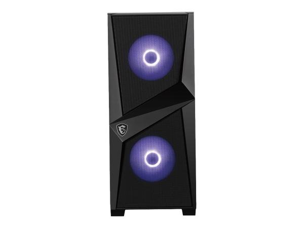 MSI MAG Forge 100M - Tower - ATX - Seitenteil mit Fenster (gehärtetes Glas)