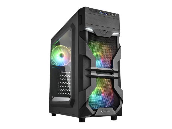 Sharkoon VG7-W RGB - Tower - ATX - Seitenteil mit Fenster (Acryl)