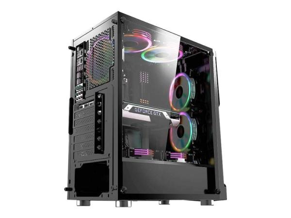 Xilence Performance C X5 - Mid tower - ATX - Seitenteil mit Fenster (gehärtetes Glas)