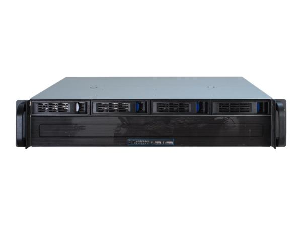 Inter-Tech IPC 2U-2404S - Rack-Montage - 2U - micro ATX - SATA/SAS - Hot-Swap - keine Spannungsversorgung (ATX
