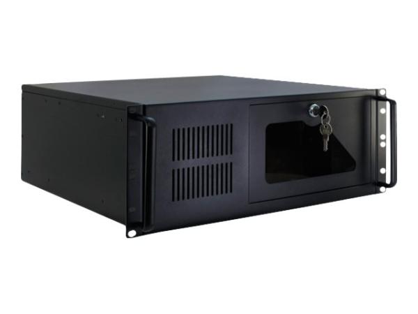 Inter-Tech VALUE - Griff für Rackmontagegehäuse - 120 mm - Schwarz - 4U - 48.3 cm (19")