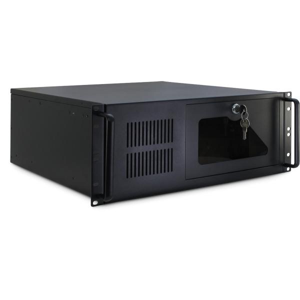 Inter-Tech VALUE - Griff für Rackmontagegehäuse - 120 mm - Schwarz - 4U - 48.3 cm (19")