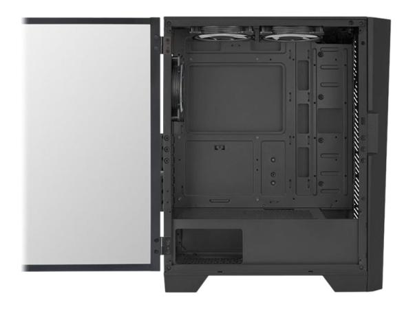 AEROCOOL ADVANCED TECHNOLOGIES AeroCool Mirage-G-BK-v1 - Mid tower - ATX - Seitenteil mit Fenster (gehärtetes