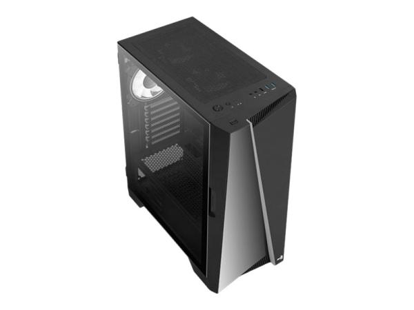 AEROCOOL ADVANCED TECHNOLOGIES AeroCool Mirage-G-BK-v1 - Mid tower - ATX - Seitenteil mit Fenster (gehärtetes