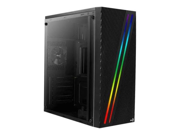 AEROCOOL ADVANCED TECHNOLOGIES AeroCool Streak - Tower - ATX - Seitenteil mit Fenster (Acryl)