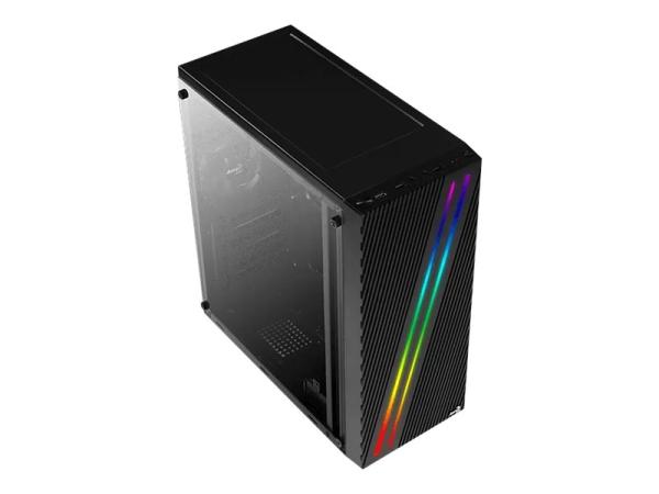 AEROCOOL ADVANCED TECHNOLOGIES AeroCool Streak - Tower - ATX - Seitenteil mit Fenster (Acryl)