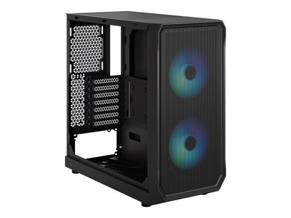 Fractal Design Focus 2 RGB - Tower - ATX - Seitenteil mit Fenster (gehärtetes Glas)
