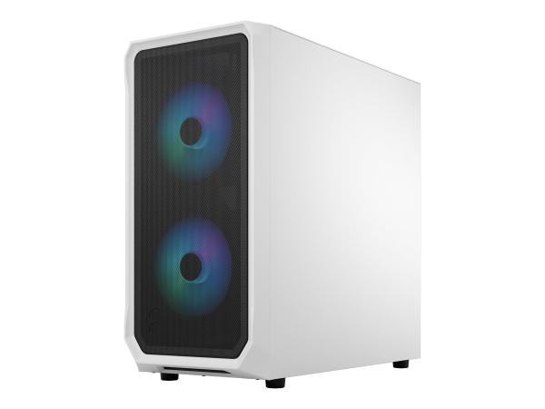 Fractal Design Focus 2 RGB - Tower - ATX - Seitenteil mit Fenster (gehärtetes Glas)