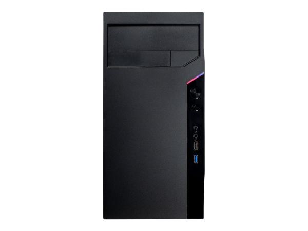 Inter-Tech IT-6505 Reto - Micro Tower - micro ATX - keine Spannungsversorgung (ATX)