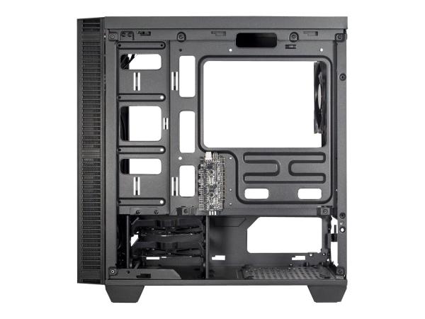 Inter-Tech X-608 Infinity Micro - Tower - micro ATX - Seitenteil mit Fenster (gehärtetes Glas)
